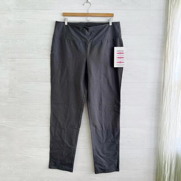 Women with Control Gray Leggings 1X - Picture 1 of 6